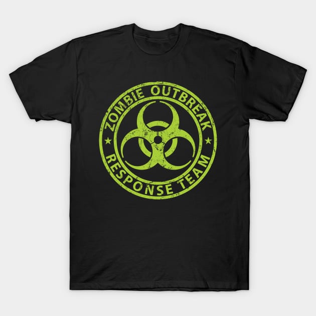 Zombie Outbreak Response Team T-Shirt by MindsparkCreative